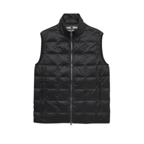 High Neck Down Vest - Black