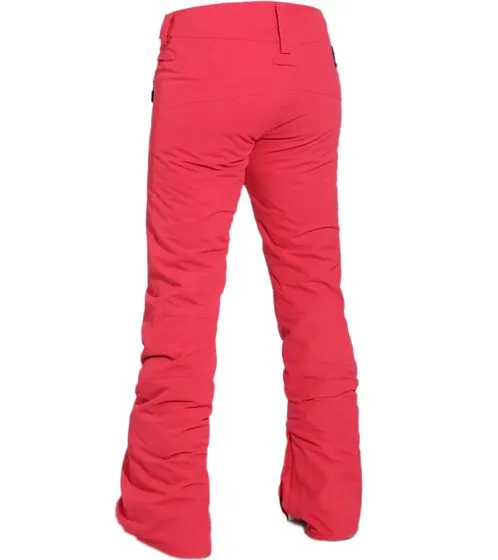 HORSEFEATERS AVRIL pantaloni da snowboard da donna pantaloni invernali con membrana idrorepellente OW197D rosa fluo