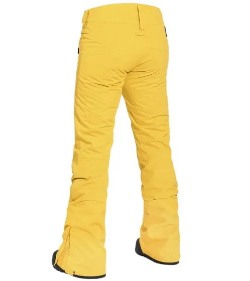 HORSEFEATHERS AVRIL pantalones de snowboard para mujer pantalones de invierno con membrana repelente al agua OW219A amarillo