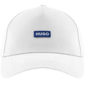 HUGO Blue Jinko Baseball Cap White