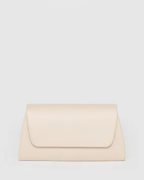 Ivory Leaha Evening Clutch Bag