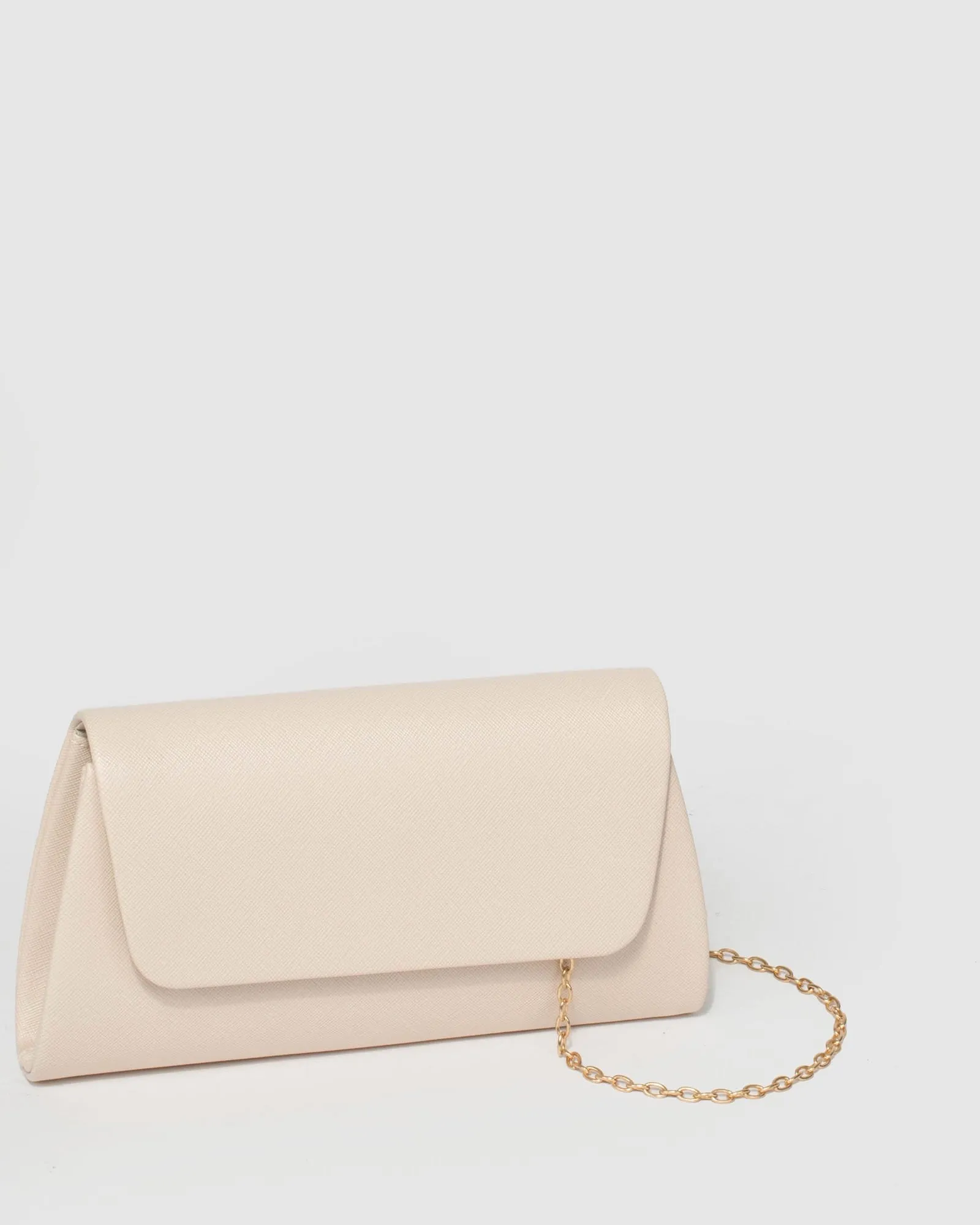 Ivory Leaha Evening Clutch Bag