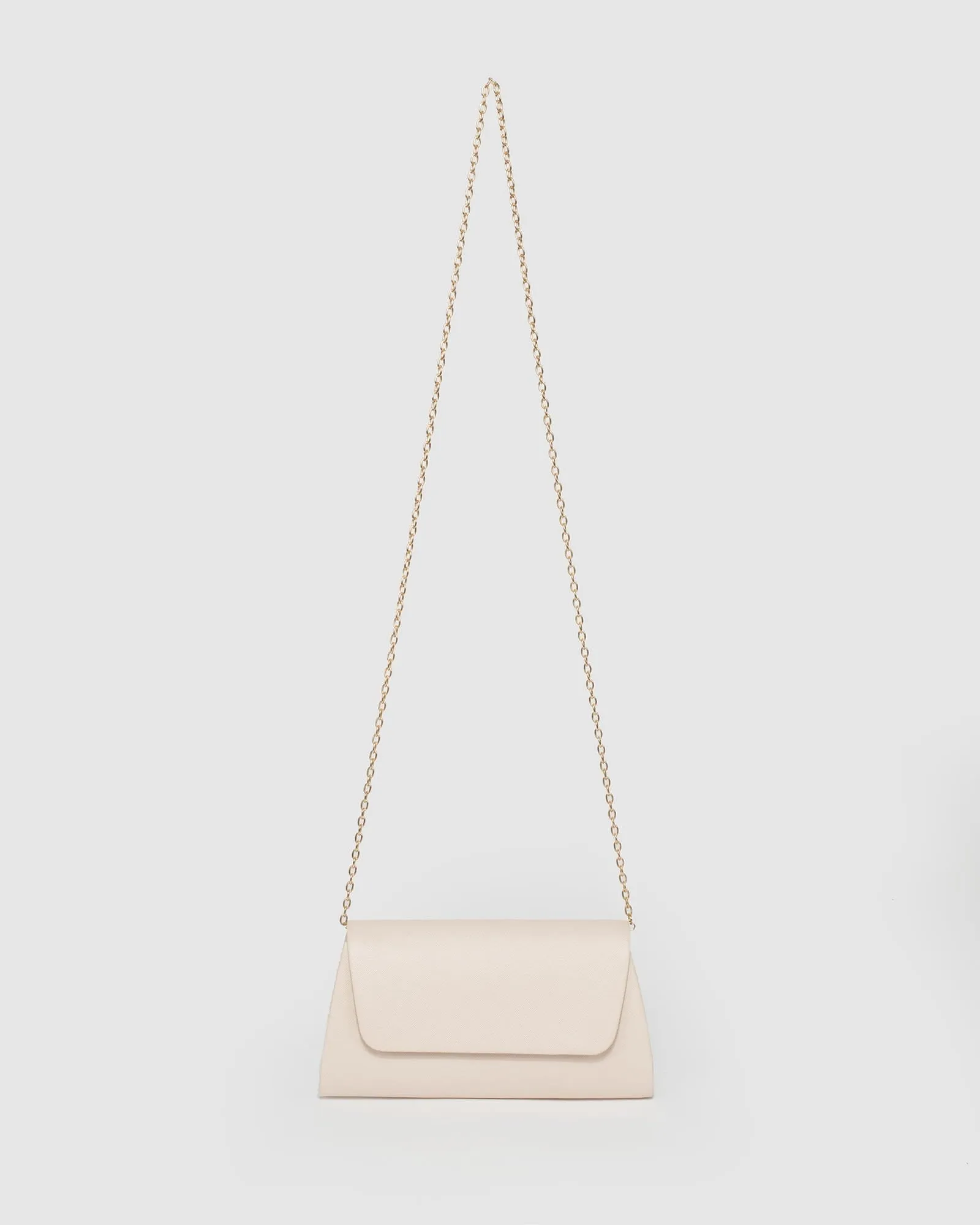 Ivory Leaha Evening Clutch Bag