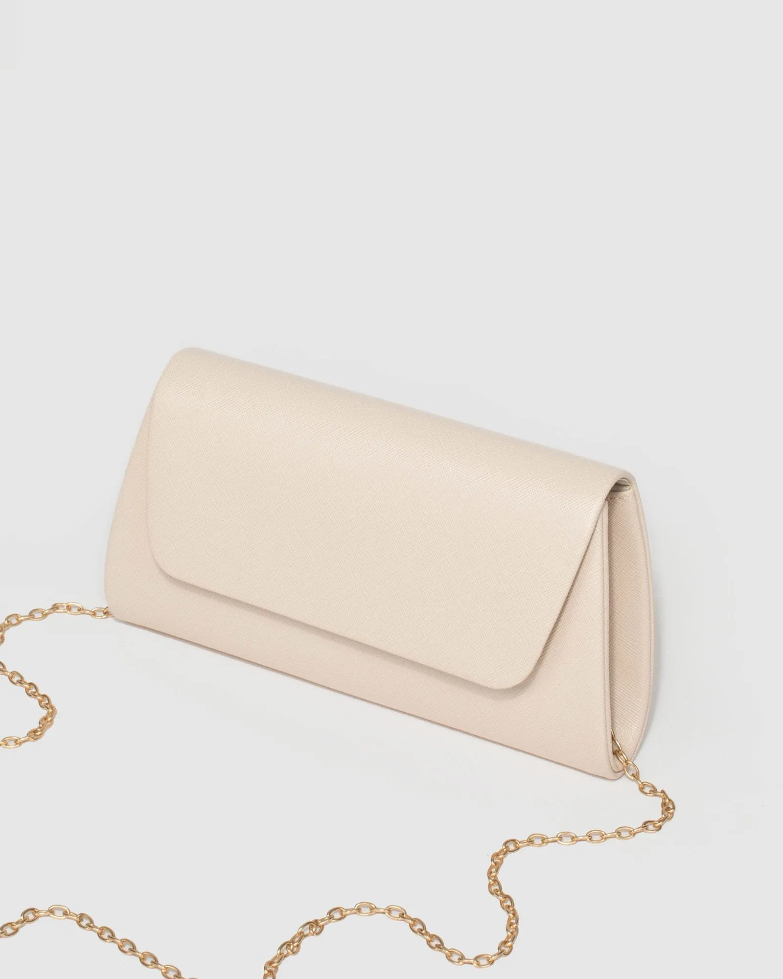 Ivory Leaha Evening Clutch Bag