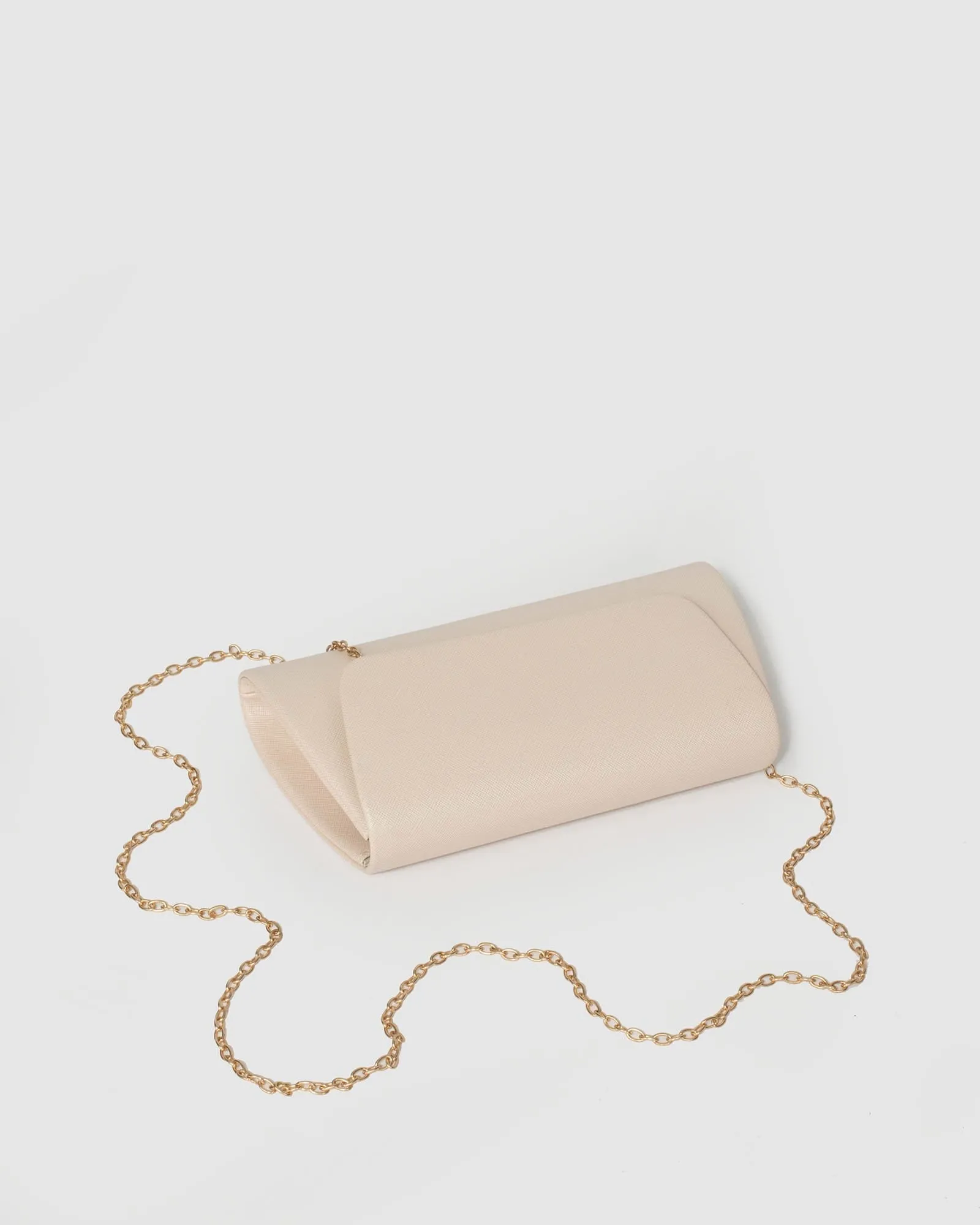 Ivory Leaha Evening Clutch Bag