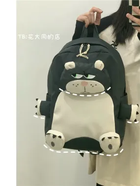 Japanese ins cute cartoon Lucifer cat school bag 2023 new backpack college student small backpack for class