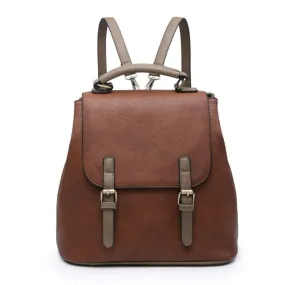 JEN & CO BROOKS BACKPACK BROWN