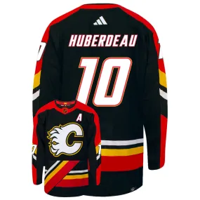 Jonathan Huberdeau Calgary Flames Adidas 2022 Primegreen Reverse Retro Authentic NHL Hockey Jersey     