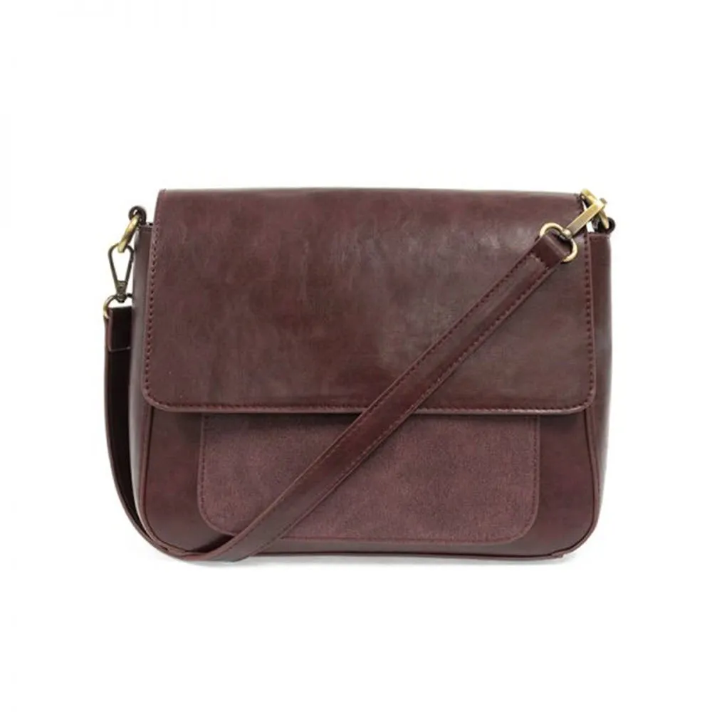 JOY SUSAN LEXIE CONVERTIBLE SHOULDER BAG PLUM