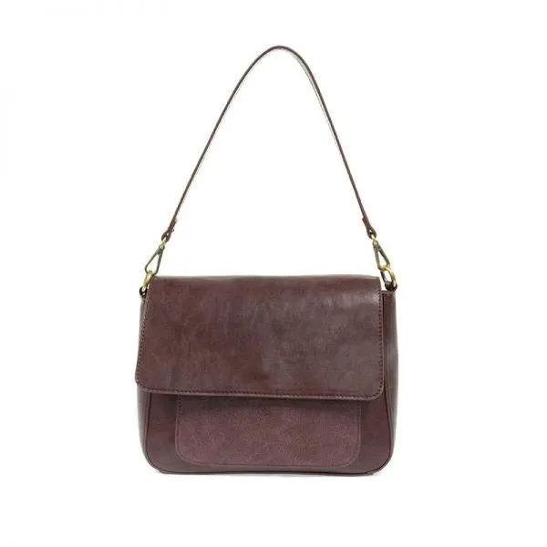 JOY SUSAN LEXIE CONVERTIBLE SHOULDER BAG PLUM