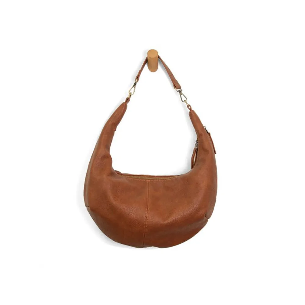 JOY SUSAN RHEA SLOUCHY SHOULDER BAG SADDLE