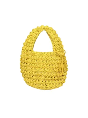 Jw Anderson Bag Popcorn Basket Yellow