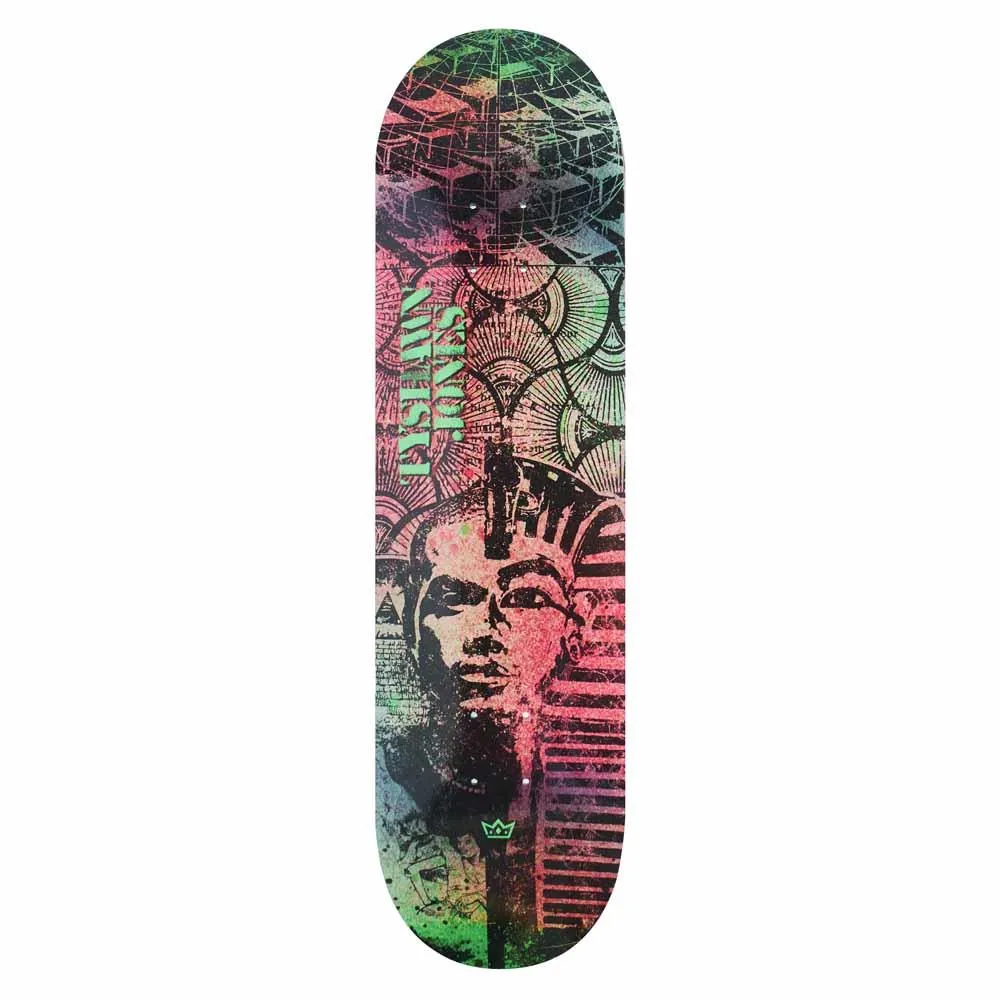 King Skateboards Tyshawn Tut Skateboard Deck Pink Green 8.25