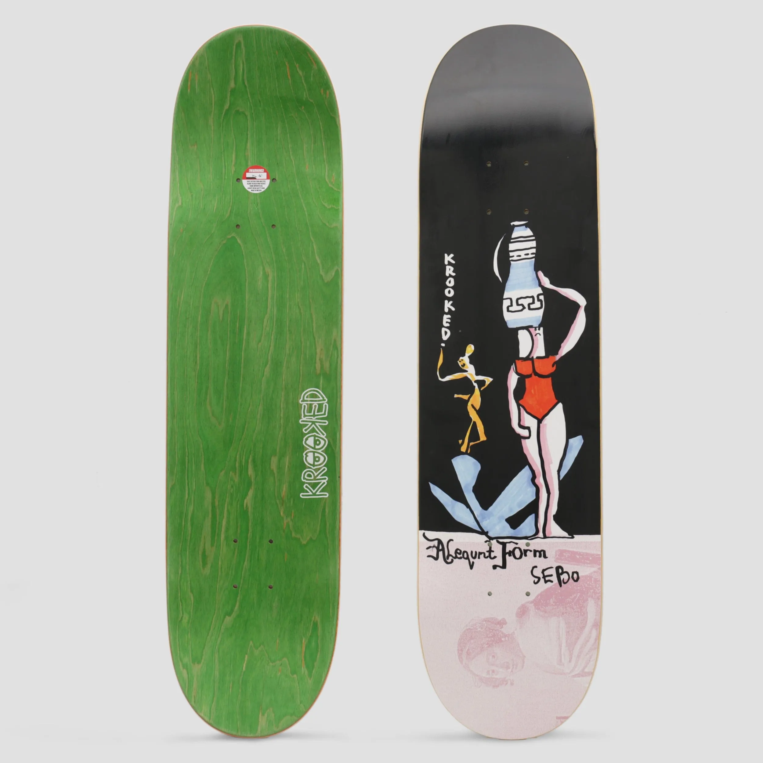 Krooked 8.06 Sebo Vase Skateboard Deck