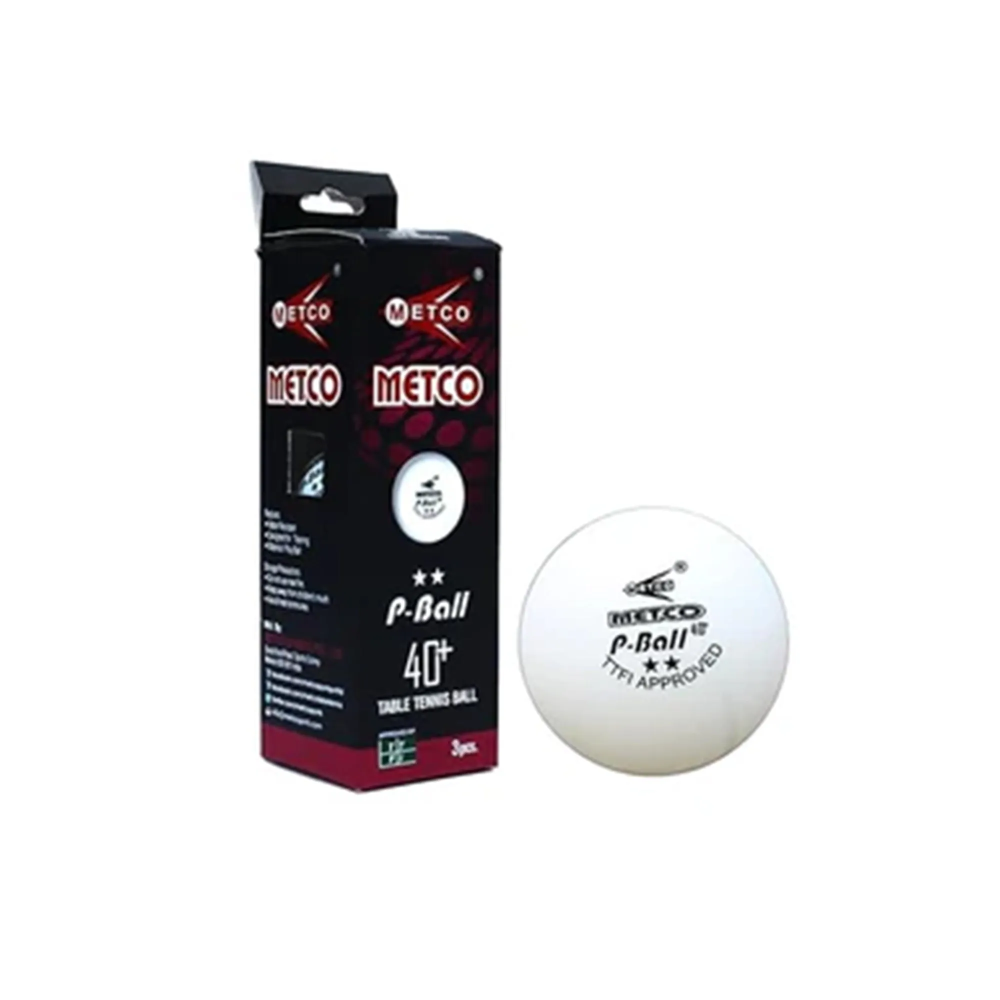 KTR Metco P Ball 40+ Table Tennis Ball