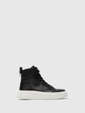 Lace-up Trainers ERBY484FLY DUBLIN BLACK (WHITE SOLE)