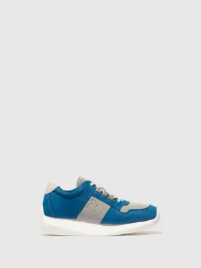 Lace-up Trainers LOTT761FLY LONG/SUEDE  BLUE/CONCRETE