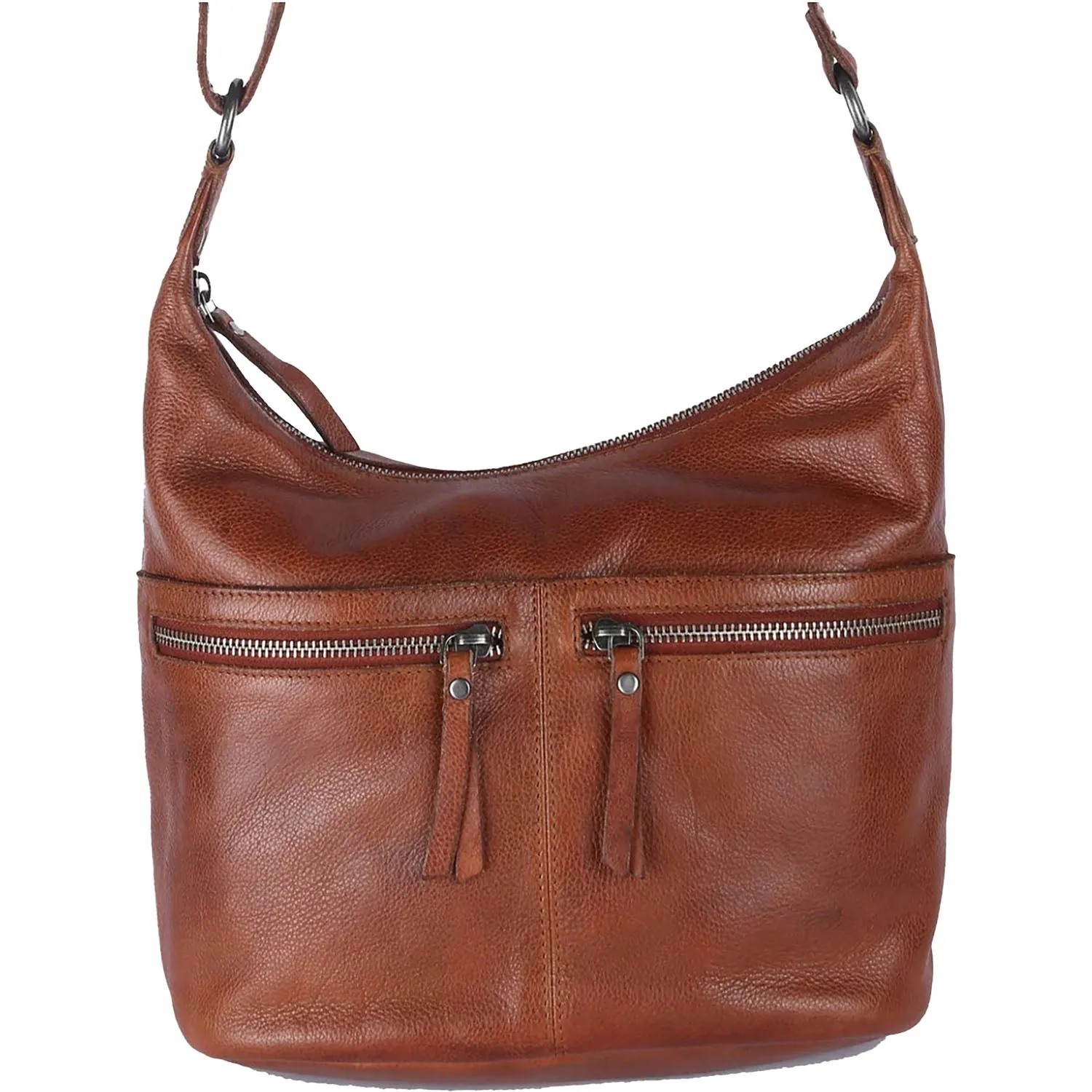 Latico Gita Crossbody Shoulder Bag Cognac Leather