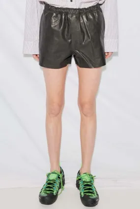 Leather Short - Black