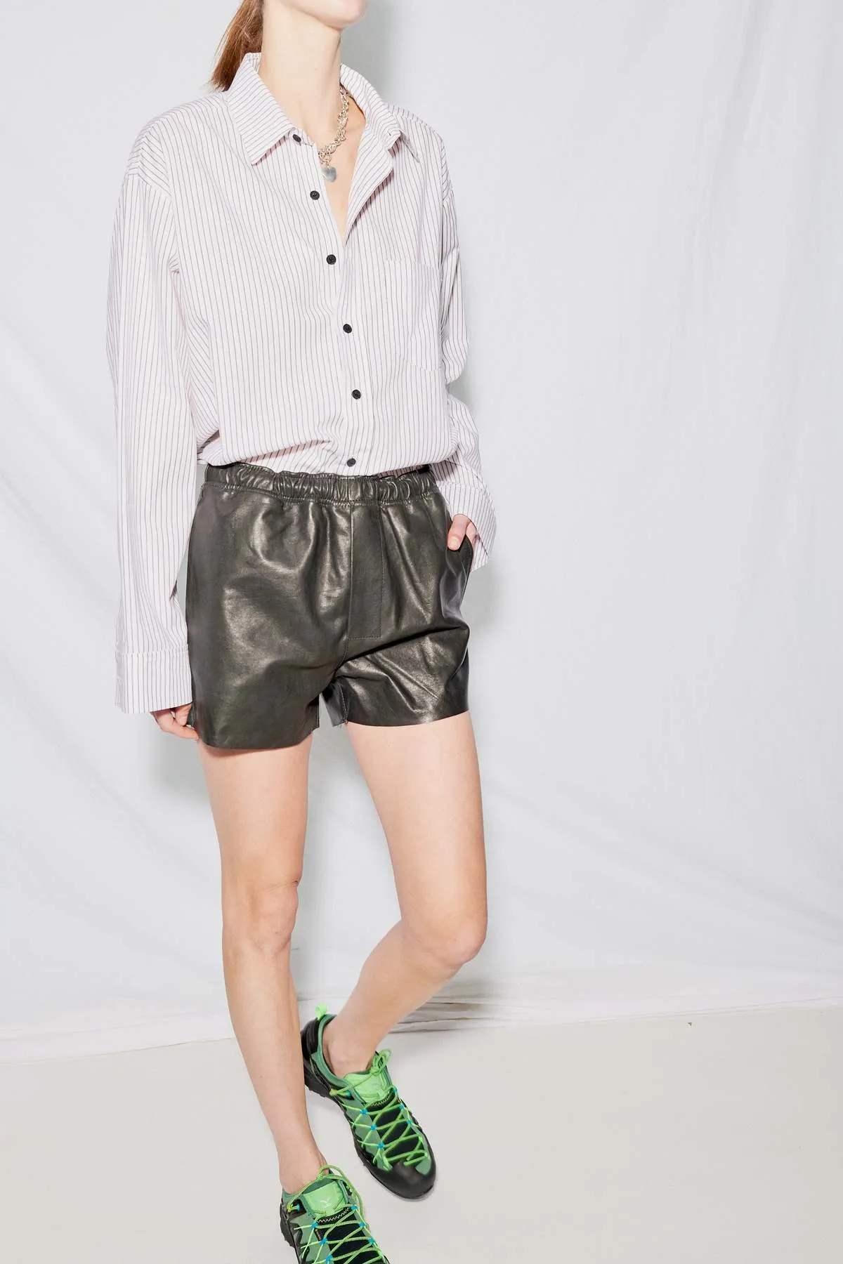 Leather Short - Black