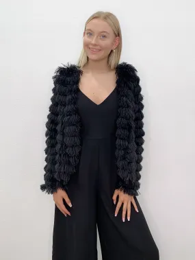 Lorena Fluffy Jacket Black