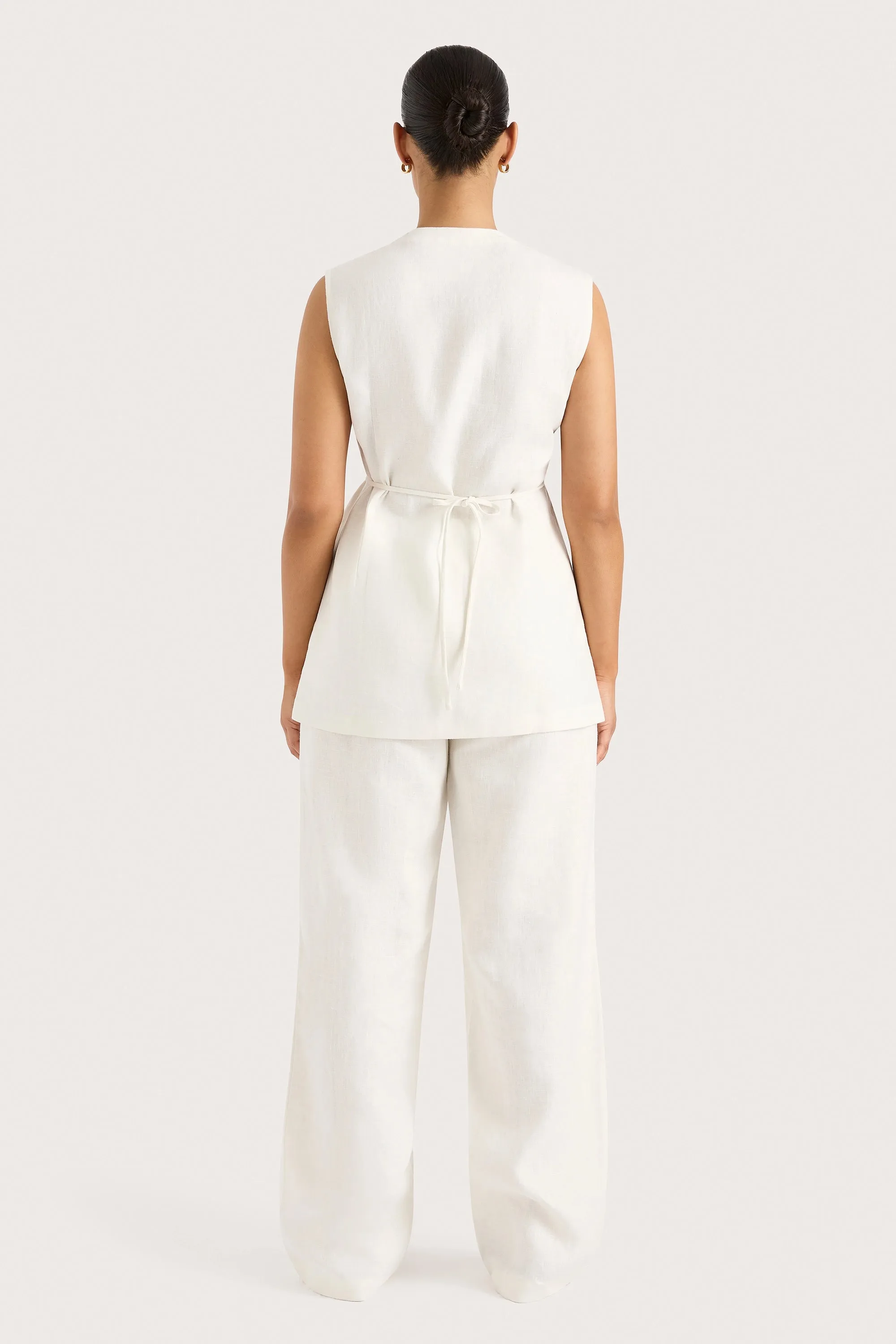 Lulea Wrap Vest White