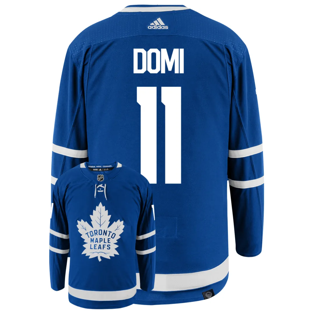 Max Domi Toronto Maple Leafs Adidas Primegreen Authentic NHL Hockey Jersey     