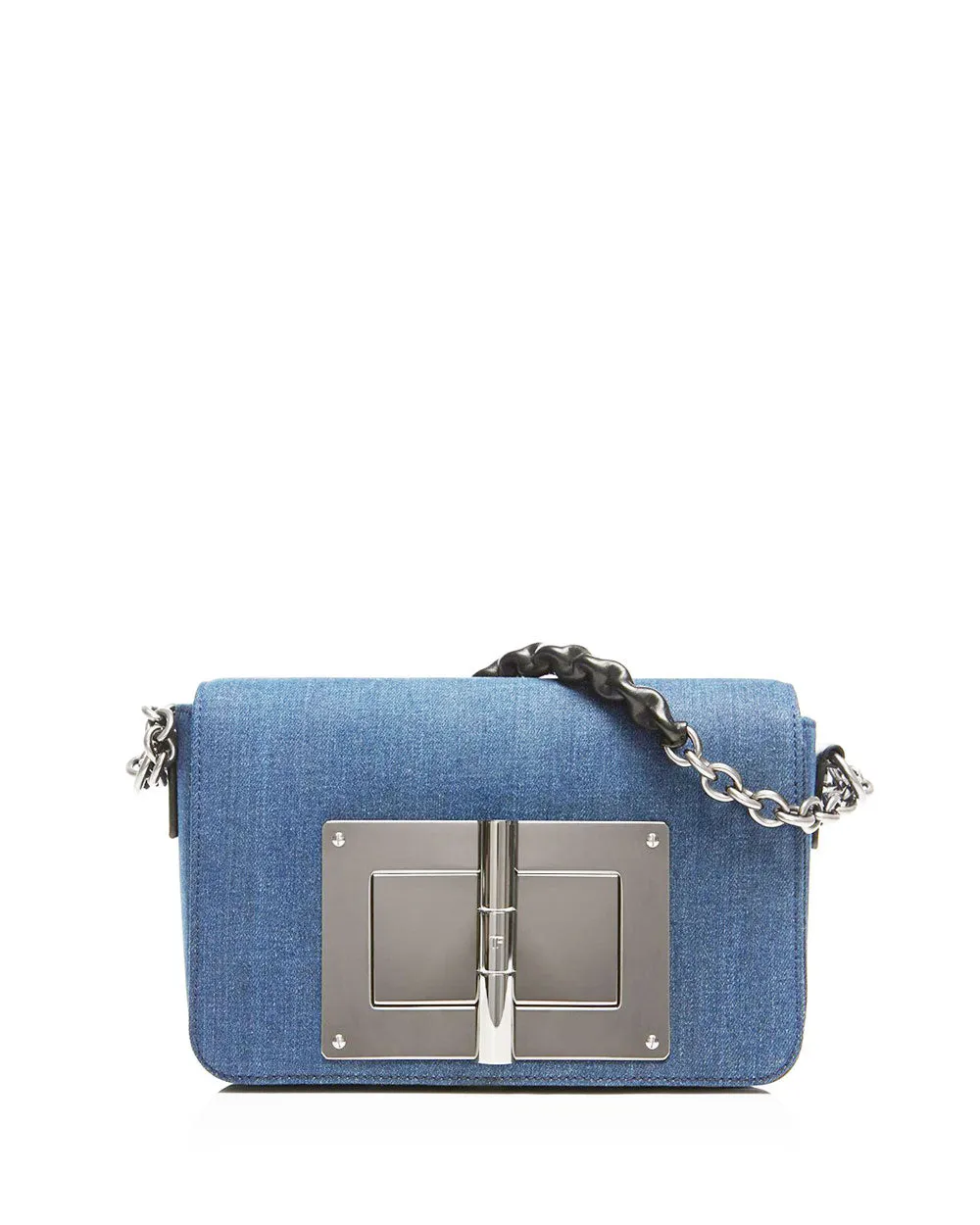 Medium Natalia Crossbody Bag in Denim