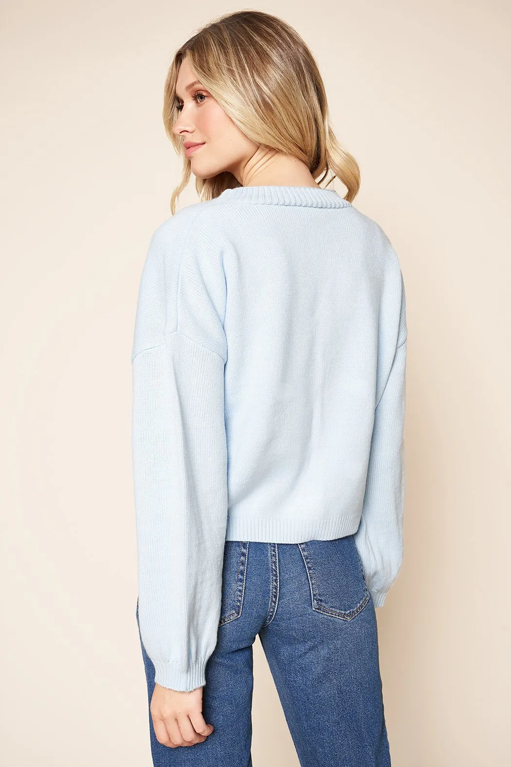 Melody Cropped Knit Cardigan