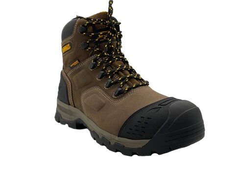 Men's Manvel Waterproof Composite Safety Toe Work Boot in Brown