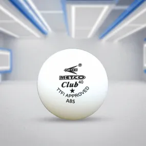 Metco Club 40+ Table Tennis Ball