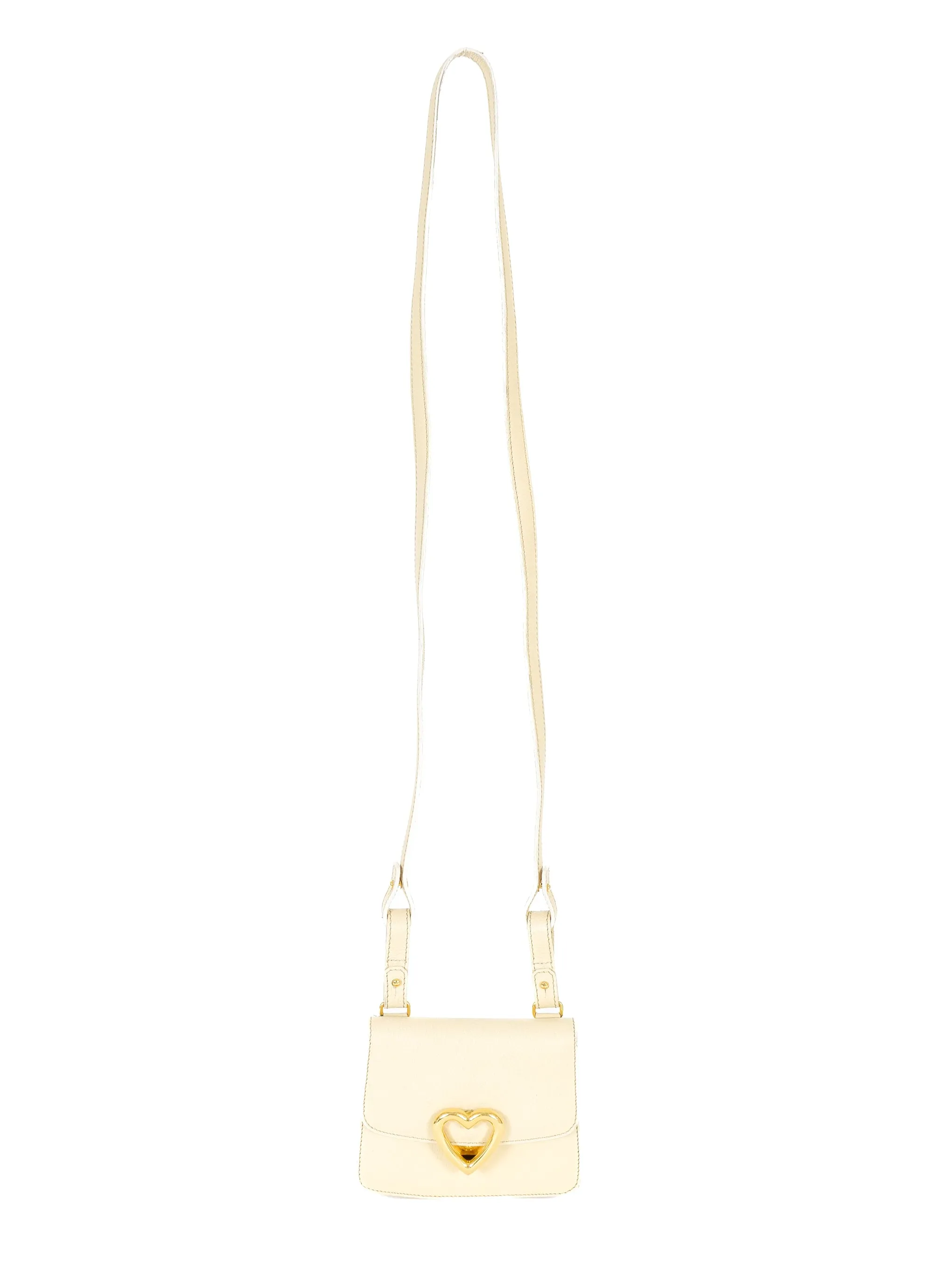 Moschino Heart Clasp Crossbody Bag