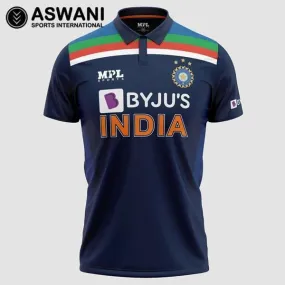 MPL India Cricket Kids Jersey, One Day ODI Retro Edition Shirt 2021