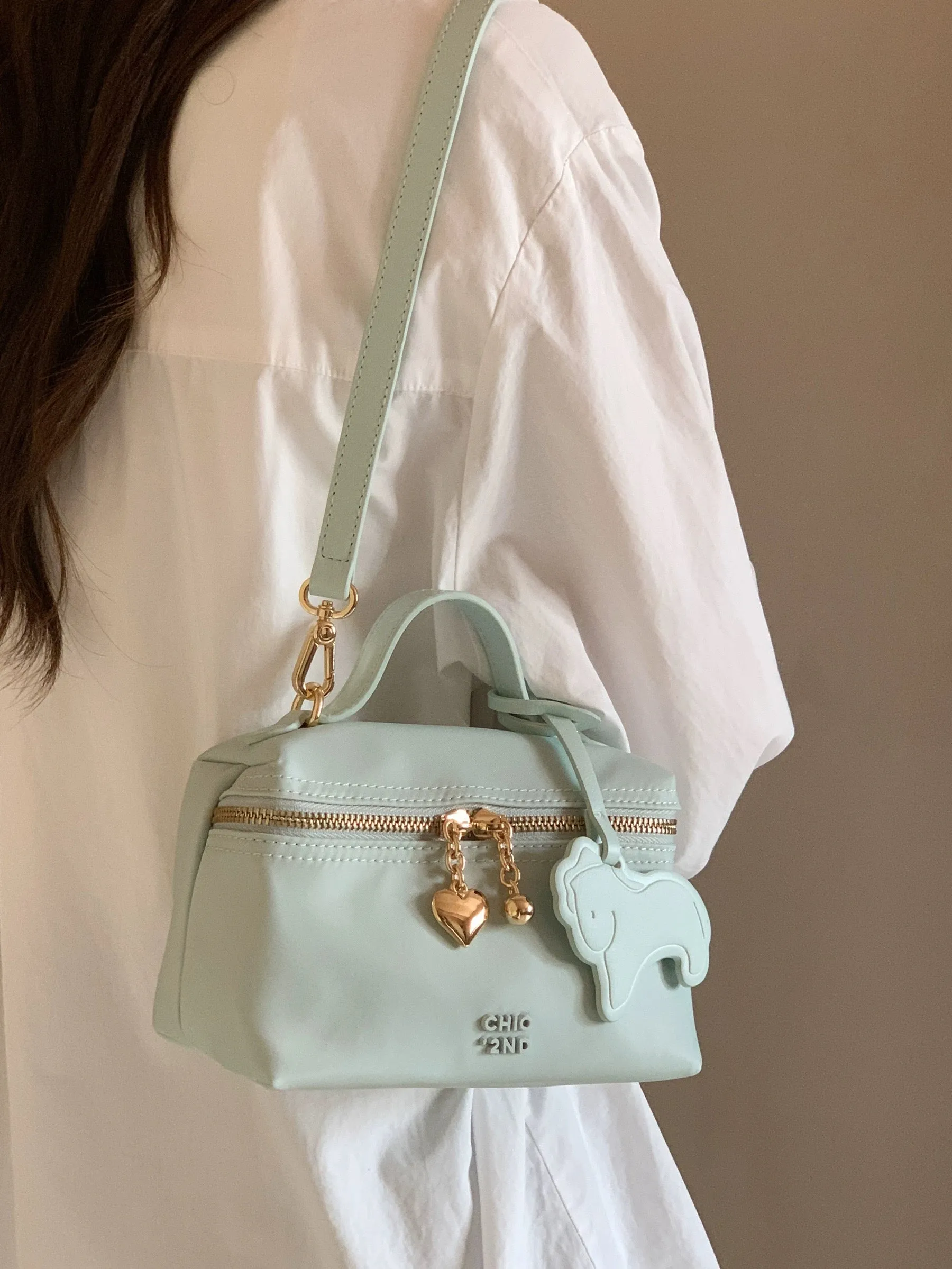 Nanfeng Chio2nd cream bubble box bag women's summer 2024 super hot handbag shoulder crossbody small bag