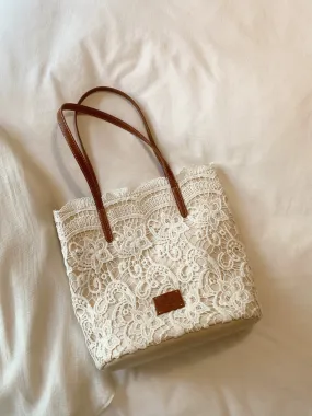 Nanfeng Chio2nd Lace Lady Tote Bag Women 2024 New Summer French Large Capacity Shoulder Bag