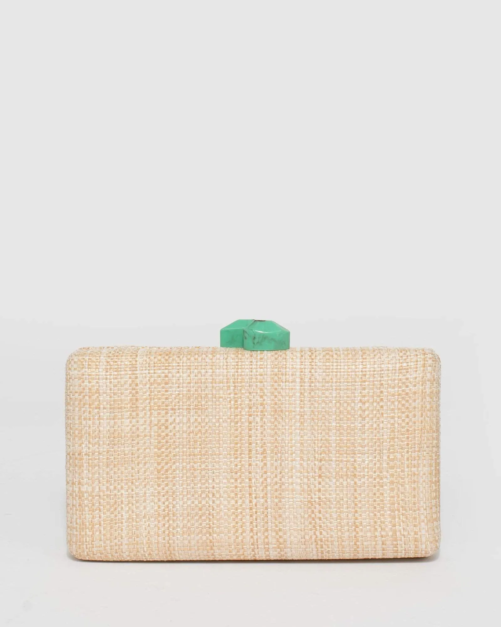 Natural Lucinda Clutch Bag