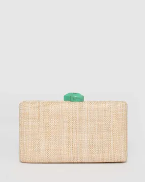 Natural Lucinda Clutch Bag