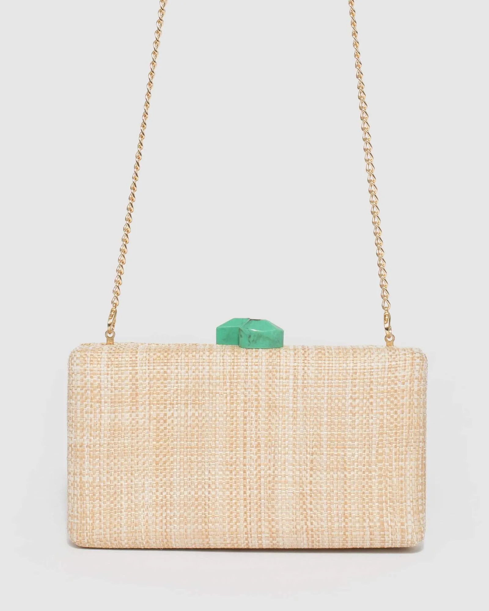 Natural Lucinda Clutch Bag