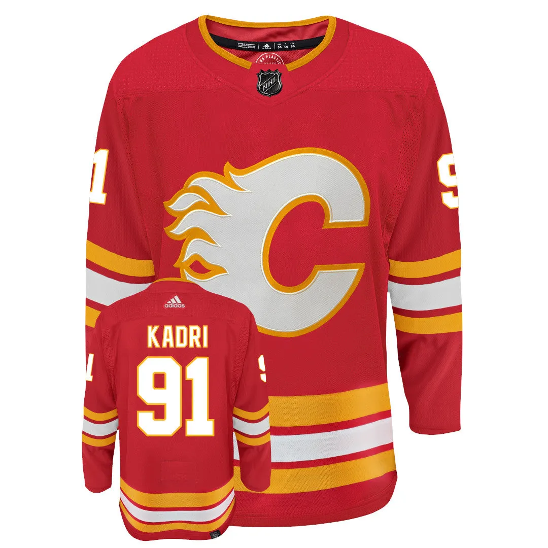 Nazem Kadri Calgary Flames Adidas Primegreen Authentic NHL Hockey Jersey     