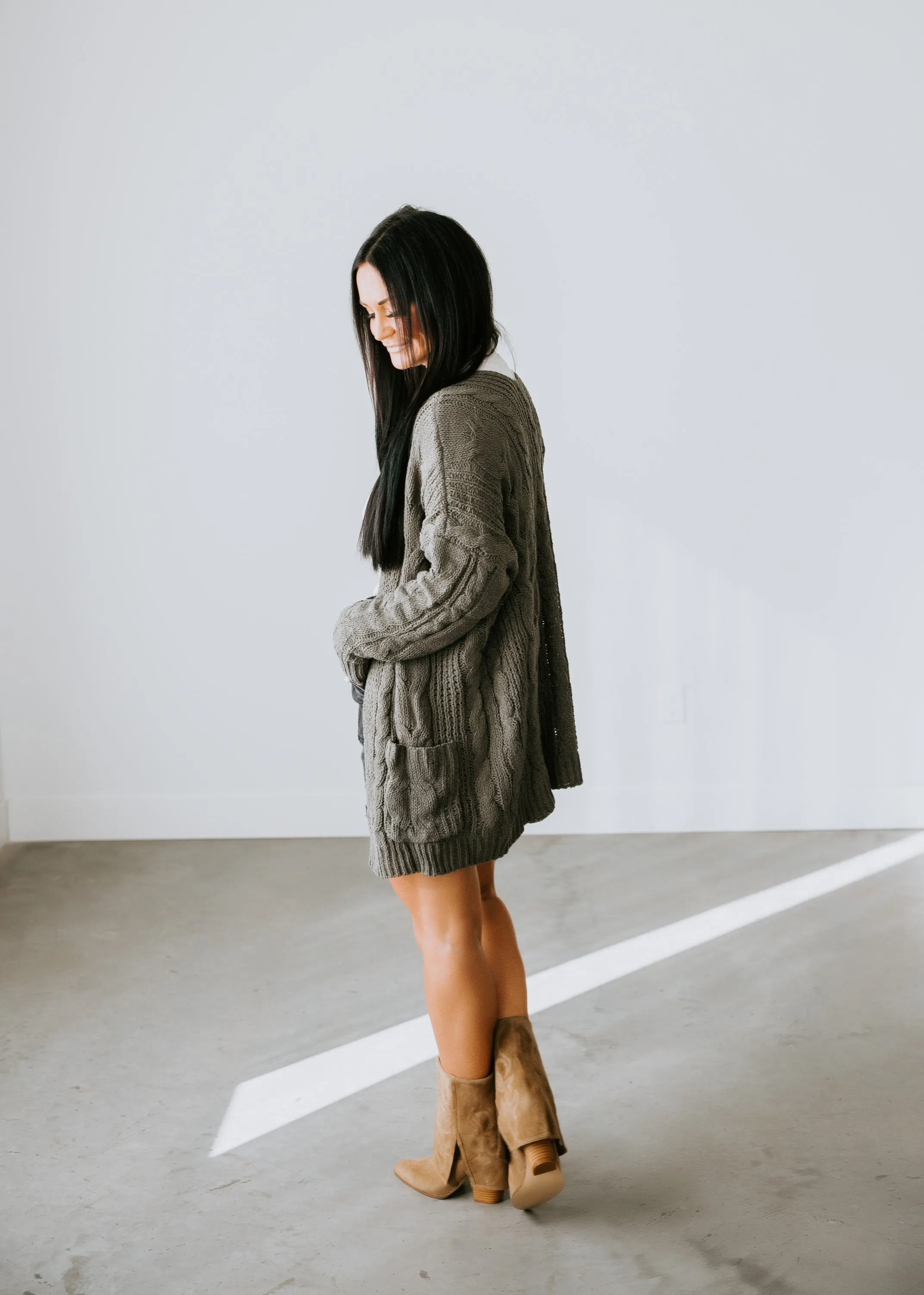 Nevaeh Chunky Knit Cardigan