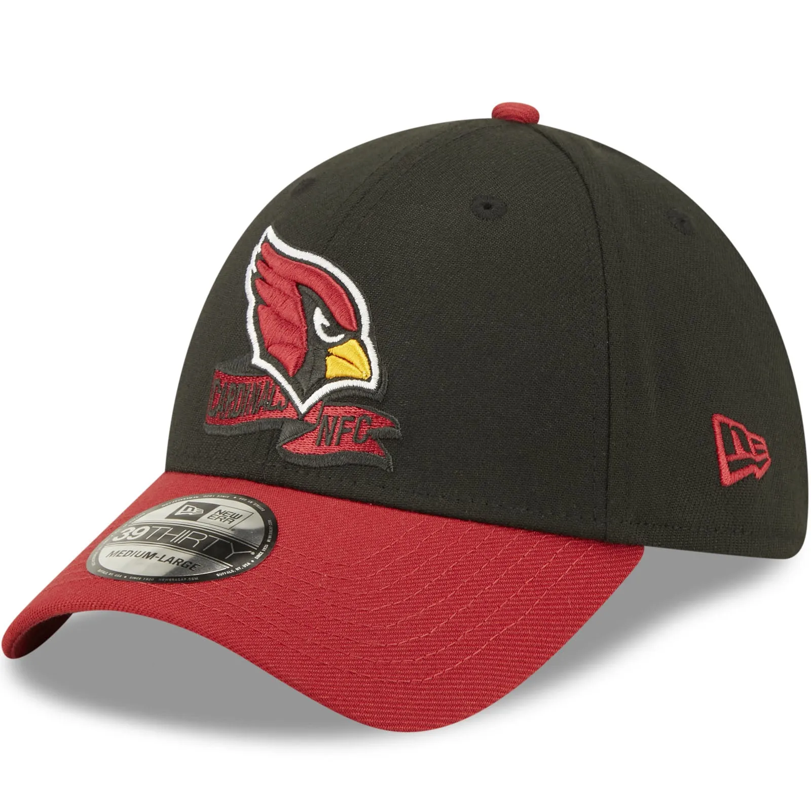 New Era Arizona Cardinals NFL 2022 Sideline 39THIRTY Baseball Cap - Black