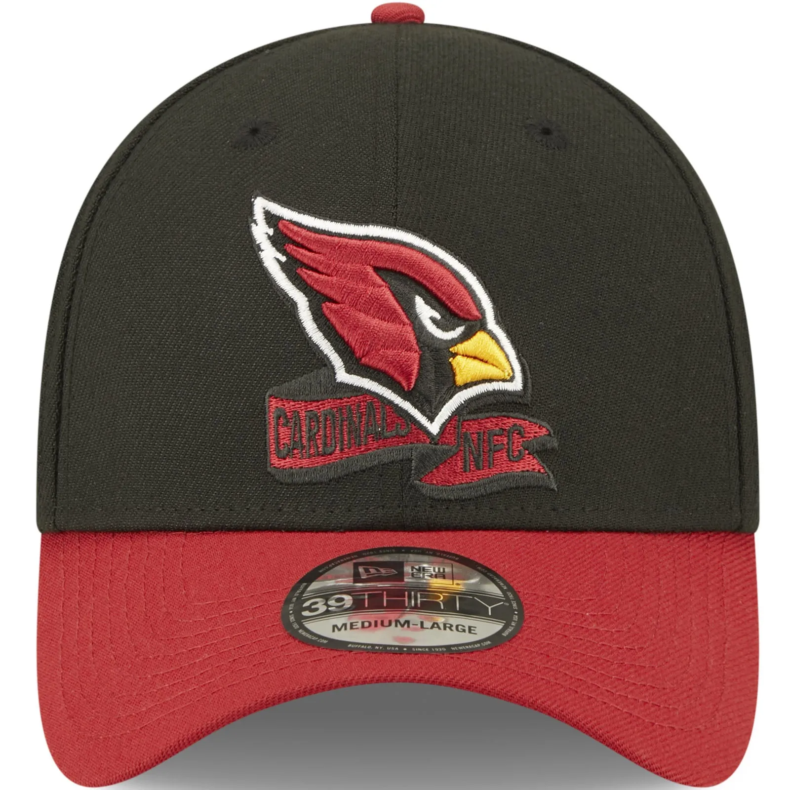 New Era Arizona Cardinals NFL 2022 Sideline 39THIRTY Baseball Cap - Black