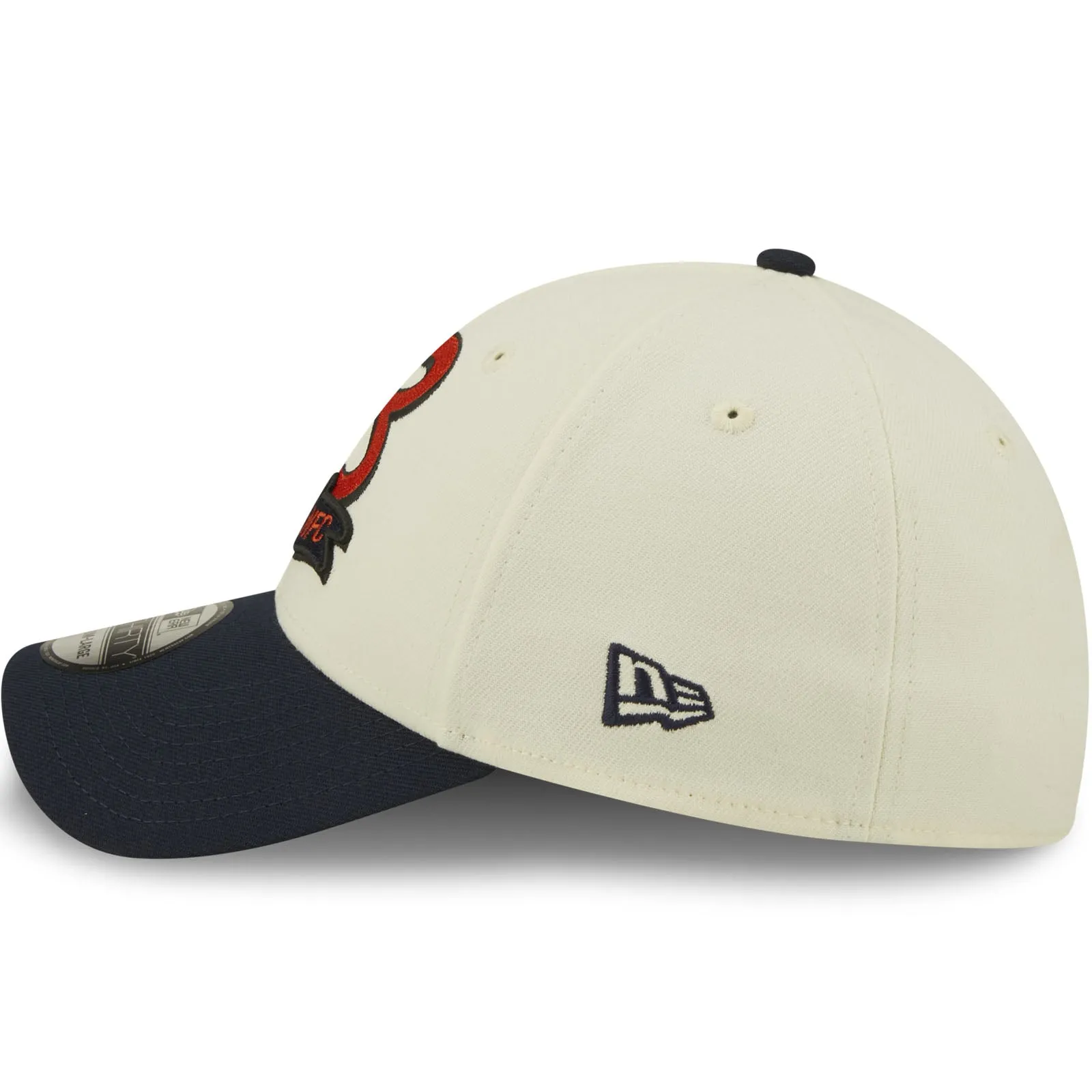 New Era Chicago Bears NFL 2022 Sideline 39THIRTY Baseball Cap - Cream