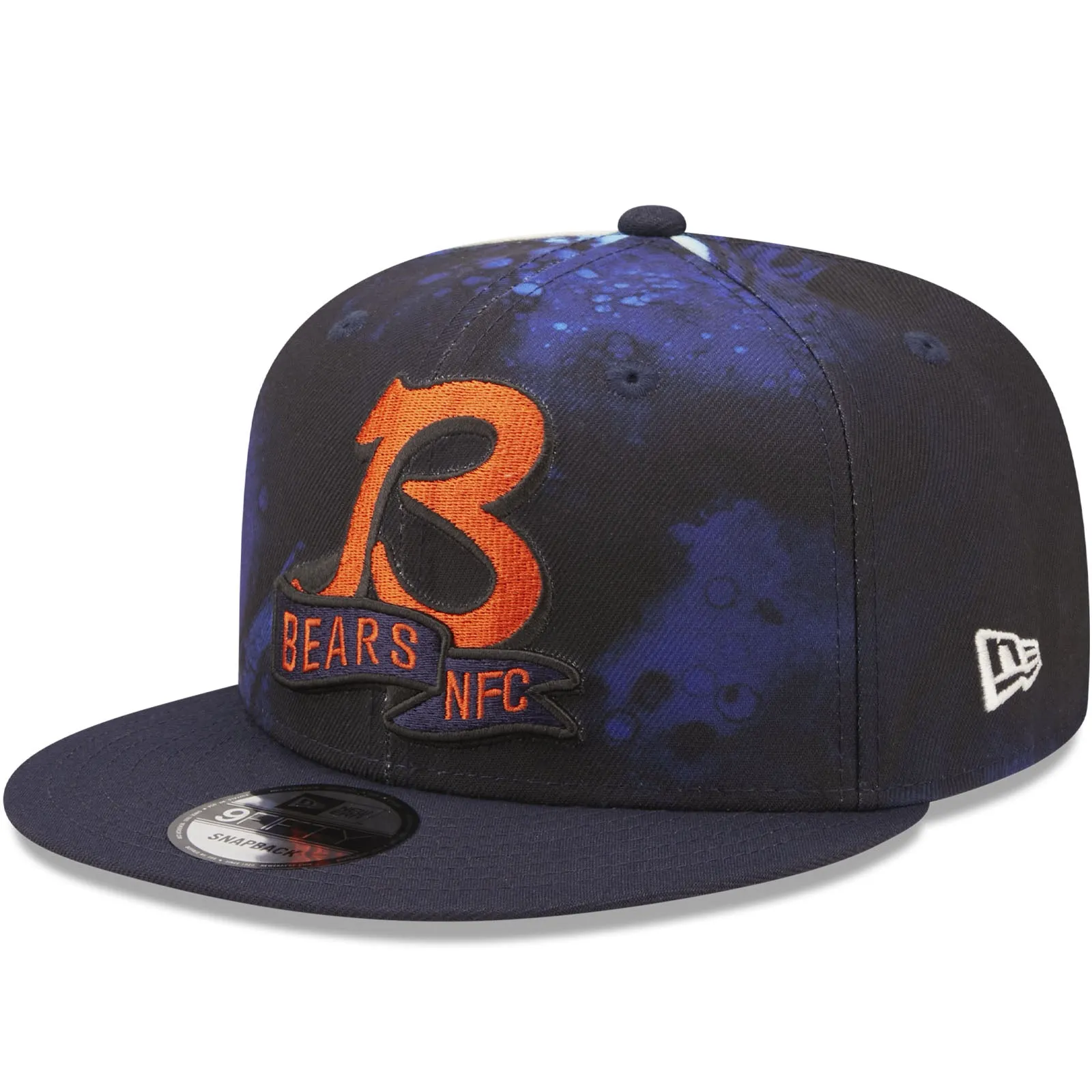 New Era Chicago Bears NFL 2022 Sideline Ink 9FIFTY Baseball Cap - Blue