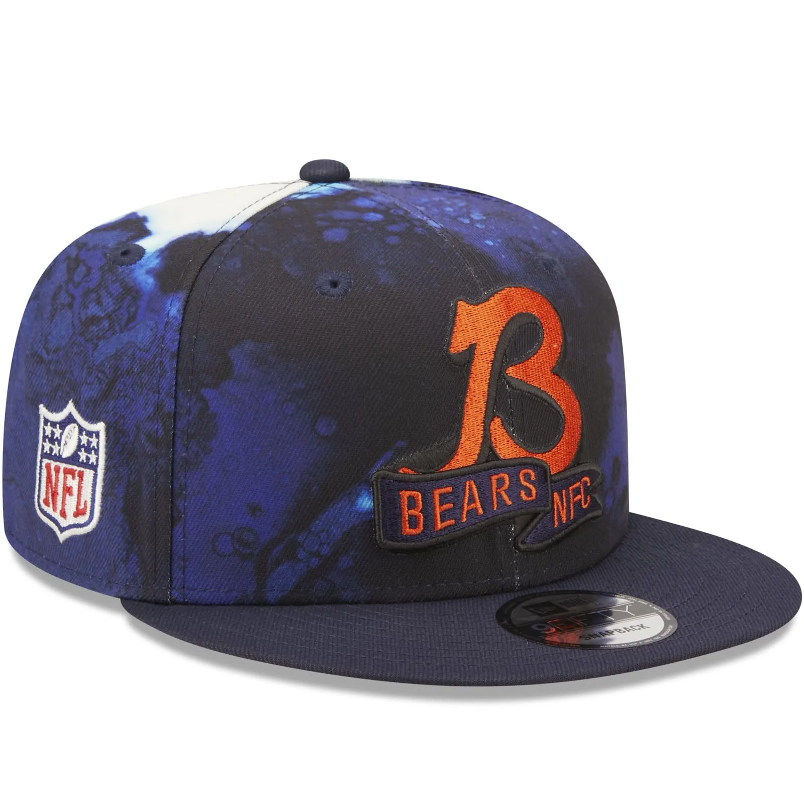 New Era Chicago Bears NFL 2022 Sideline Ink 9FIFTY Baseball Cap - Blue