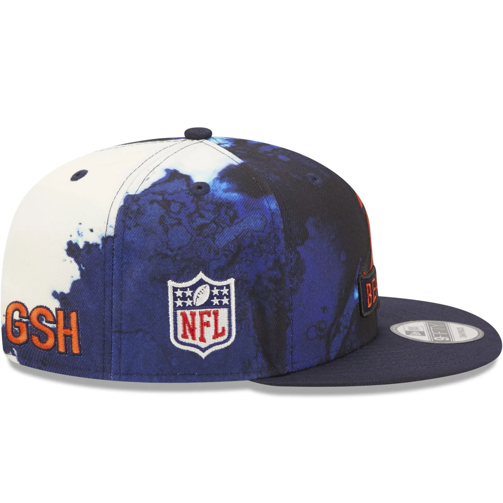 New Era Chicago Bears NFL 2022 Sideline Ink 9FIFTY Baseball Cap - Blue