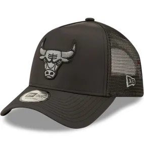 New Era Chicago Bulls NBA Tonal 9FORTY Baseball Trucker Cap - Black