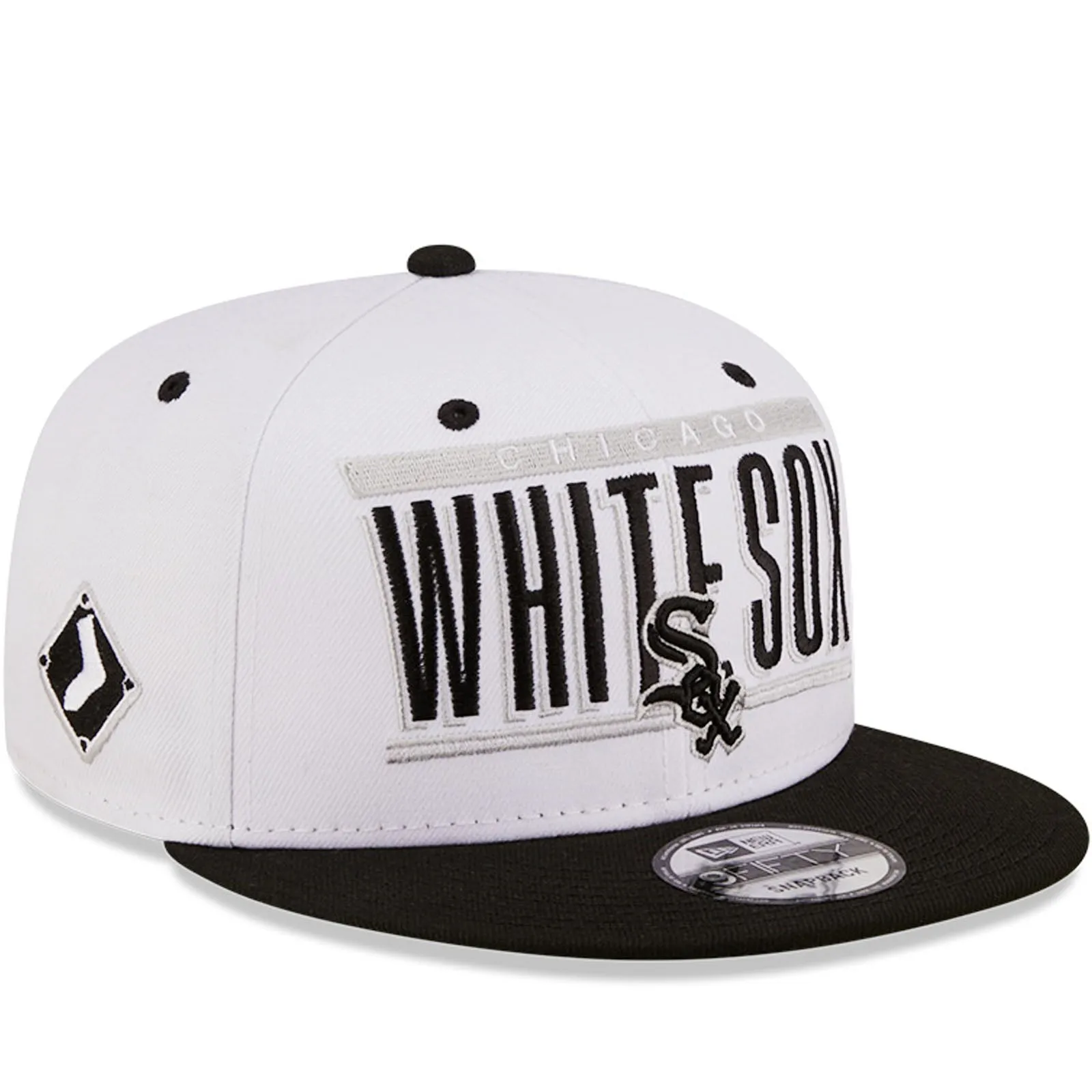 New Era Chicago White Sox 9FIFTY MLB Retro Title Baseball Cap - White