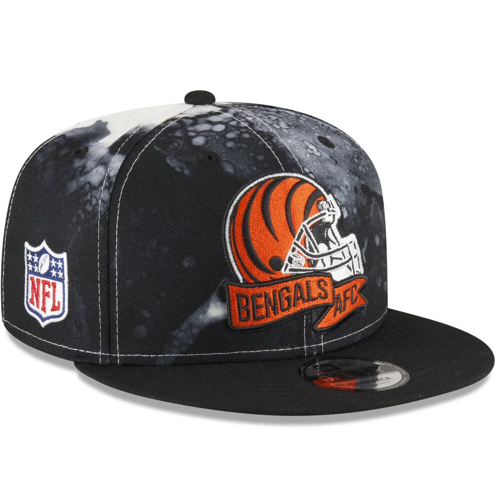 New Era Cincinnati Bengals NFL 2022 Sideline Ink 9FIFTY Baseball Cap - Black