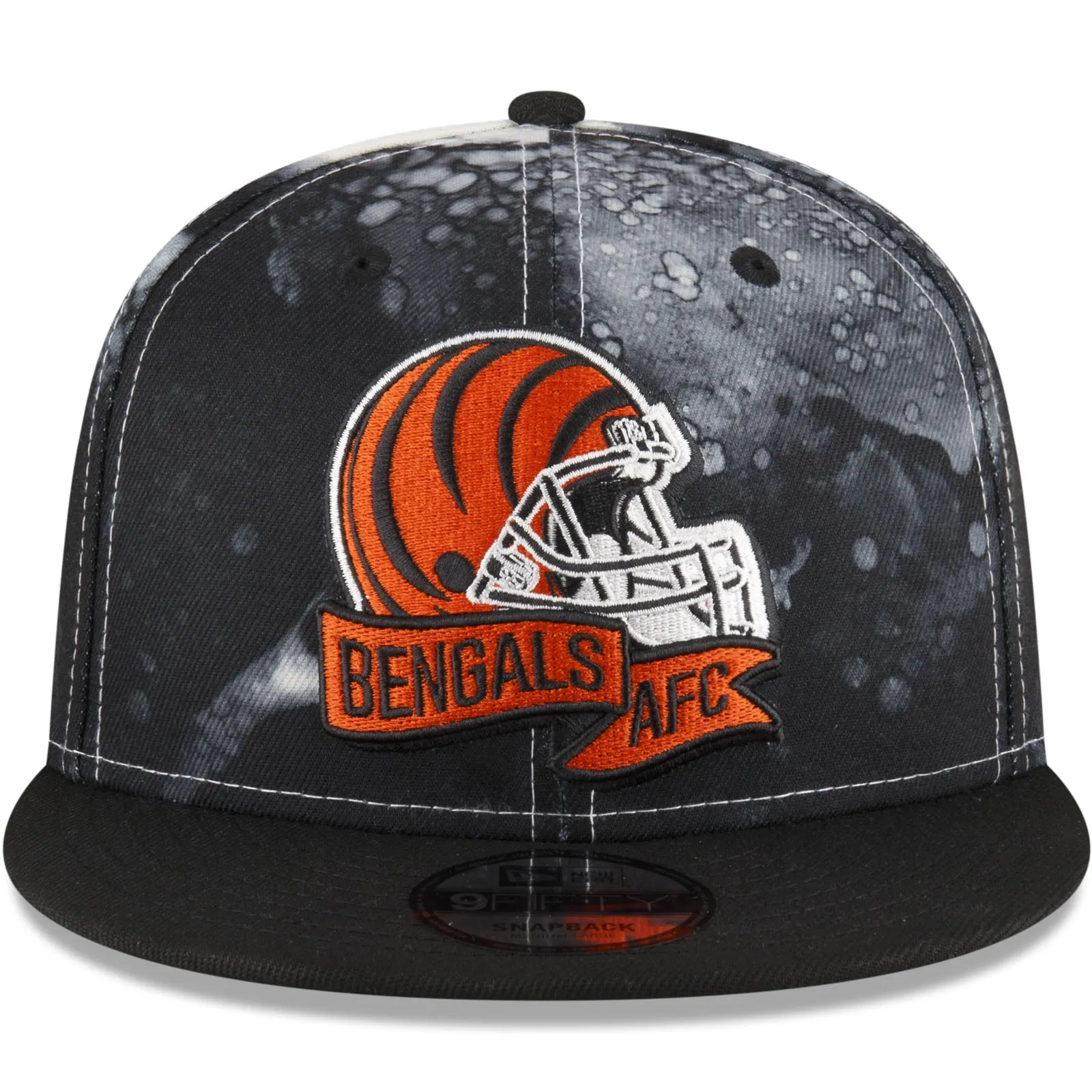 New Era Cincinnati Bengals NFL 2022 Sideline Ink 9FIFTY Baseball Cap - Black